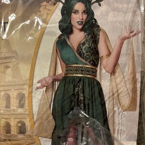 Green and Gold Medusa Costume